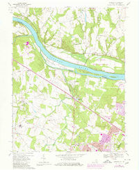 Sterling Virginia Historical topographic map, 1:24000 scale, 7.5 X 7.5 Minute, Year 1968