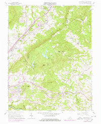 Stewartsville Virginia Historical topographic map, 1:24000 scale, 7.5 X 7.5 Minute, Year 1963
