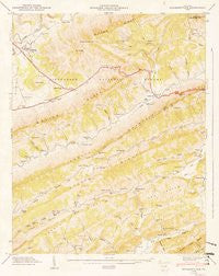 Stickleyville Virginia Historical topographic map, 1:24000 scale, 7.5 X 7.5 Minute, Year 1948