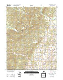 Stokesville Virginia Historical topographic map, 1:24000 scale, 7.5 X 7.5 Minute, Year 2013
