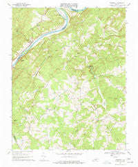 Stonewall Virginia Historical topographic map, 1:24000 scale, 7.5 X 7.5 Minute, Year 1968