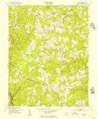 Storck Virginia Historical topographic map, 1:24000 scale, 7.5 X 7.5 Minute, Year 1953