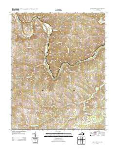 Straightstone Virginia Historical topographic map, 1:24000 scale, 7.5 X 7.5 Minute, Year 2013