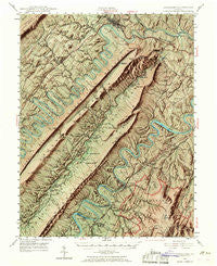 Strasburg Virginia Historical topographic map, 1:62500 scale, 15 X 15 Minute, Year 1947