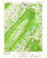 Strasburg Virginia Historical topographic map, 1:62500 scale, 15 X 15 Minute, Year 1947