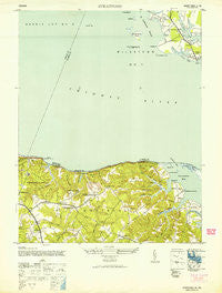 Stratford Virginia Historical topographic map, 1:24000 scale, 7.5 X 7.5 Minute, Year 1952
