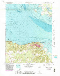 Stratford Hall Virginia Historical topographic map, 1:24000 scale, 7.5 X 7.5 Minute, Year 1968