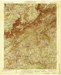 Stuart Virginia Historical topographic map, 1:62500 scale, 15 X 15 Minute, Year 1931