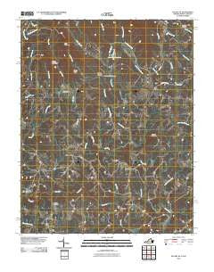Stuart SE Virginia Historical topographic map, 1:24000 scale, 7.5 X 7.5 Minute, Year 2010