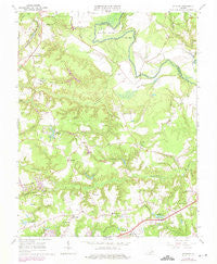 Studley Virginia Historical topographic map, 1:24000 scale, 7.5 X 7.5 Minute, Year 1964