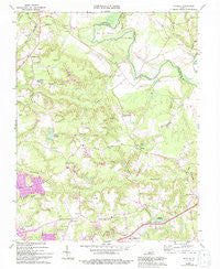 Studley Virginia Historical topographic map, 1:24000 scale, 7.5 X 7.5 Minute, Year 1964