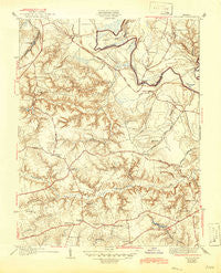 Studley Virginia Historical topographic map, 1:31680 scale, 7.5 X 7.5 Minute, Year 1938