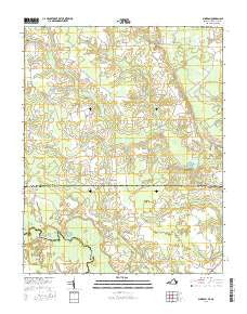 Sunbeam Virginia Current topographic map, 1:24000 scale, 7.5 X 7.5 Minute, Year 2016