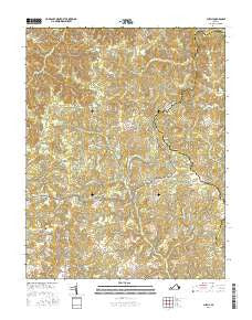 Supply Virginia Current topographic map, 1:24000 scale, 7.5 X 7.5 Minute, Year 2016