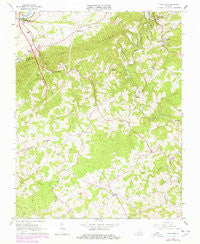 Sylvatus Virginia Historical topographic map, 1:24000 scale, 7.5 X 7.5 Minute, Year 1965