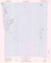 Tangier Island Virginia Historical topographic map, 1:24000 scale, 7.5 X 7.5 Minute, Year 1968