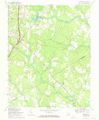Templeton Virginia Historical topographic map, 1:24000 scale, 7.5 X 7.5 Minute, Year 1969