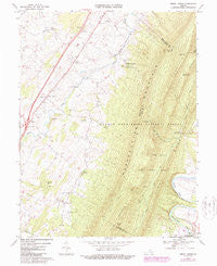 Tenth Legion Virginia Historical topographic map, 1:24000 scale, 7.5 X 7.5 Minute, Year 1967