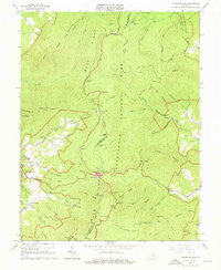 Thornton Gap Virginia Historical topographic map, 1:24000 scale, 7.5 X 7.5 Minute, Year 1965