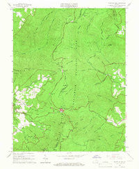 Thornton Gap Virginia Historical topographic map, 1:24000 scale, 7.5 X 7.5 Minute, Year 1965