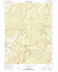 Thornton Gap Virginia Historical topographic map, 1:24000 scale, 7.5 X 7.5 Minute, Year 1965