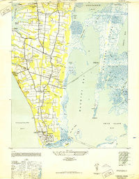 Townsend Virginia Historical topographic map, 1:24000 scale, 7.5 X 7.5 Minute, Year 1943