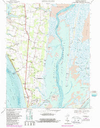 Townsend Virginia Historical topographic map, 1:24000 scale, 7.5 X 7.5 Minute, Year 1968