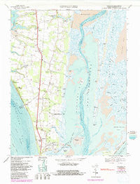 Townsend Virginia Historical topographic map, 1:24000 scale, 7.5 X 7.5 Minute, Year 1968