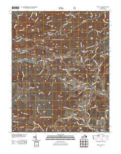 Trout Dale Virginia Historical topographic map, 1:24000 scale, 7.5 X 7.5 Minute, Year 2011