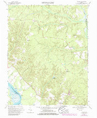 Truhart Virginia Historical topographic map, 1:24000 scale, 7.5 X 7.5 Minute, Year 1968