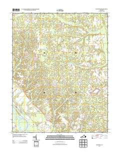 Truhart Virginia Historical topographic map, 1:24000 scale, 7.5 X 7.5 Minute, Year 2013