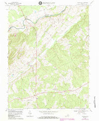 Unionville Virginia Historical topographic map, 1:24000 scale, 7.5 X 7.5 Minute, Year 1968