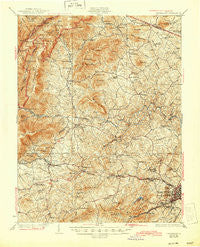 University Virginia Historical topographic map, 1:62500 scale, 15 X 15 Minute, Year 1931