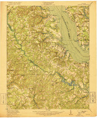 Urbanna Virginia Historical topographic map, 1:62500 scale, 15 X 15 Minute, Year 1917