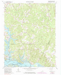 Valentines Virginia Historical topographic map, 1:24000 scale, 7.5 X 7.5 Minute, Year 1963