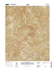 Vera Virginia Current topographic map, 1:24000 scale, 7.5 X 7.5 Minute, Year 2016