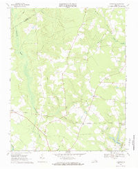Vicksville Virginia Historical topographic map, 1:24000 scale, 7.5 X 7.5 Minute, Year 1969