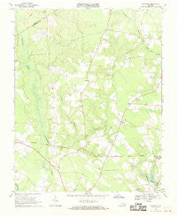 Vicksville Virginia Historical topographic map, 1:24000 scale, 7.5 X 7.5 Minute, Year 1969