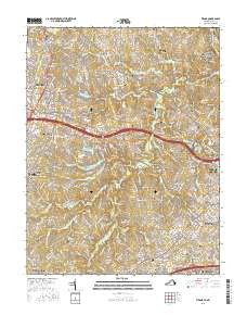 Vienna Virginia Current topographic map, 1:24000 scale, 7.5 X 7.5 Minute, Year 2016