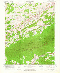 Villamont Virginia Historical topographic map, 1:24000 scale, 7.5 X 7.5 Minute, Year 1963