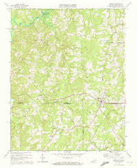 Virgilina Virginia Historical topographic map, 1:24000 scale, 7.5 X 7.5 Minute, Year 1968