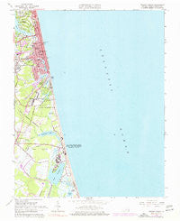 Virginia Beach Virginia Historical topographic map, 1:24000 scale, 7.5 X 7.5 Minute, Year 1965