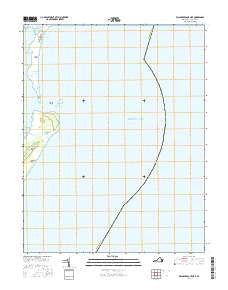 Wachapreague OE E Virginia Current topographic map, 1:24000 scale, 7.5 X 7.5 Minute, Year 2016