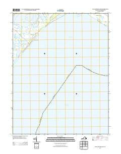 Wallops Island Virginia Historical topographic map, 1:24000 scale, 7.5 X 7.5 Minute, Year 2013