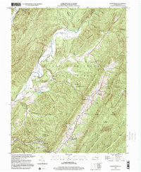 Warm Springs Virginia Historical topographic map, 1:24000 scale, 7.5 X 7.5 Minute, Year 1999
