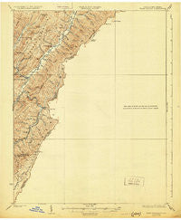 Warm Springs Virginia Historical topographic map, 1:62500 scale, 15 X 15 Minute, Year 1926
