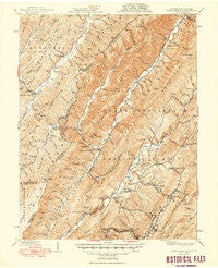 Warm Springs Virginia Historical topographic map, 1:62500 scale, 15 X 15 Minute, Year 1949