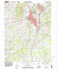 Warrenton Virginia Historical topographic map, 1:24000 scale, 7.5 X 7.5 Minute, Year 1994