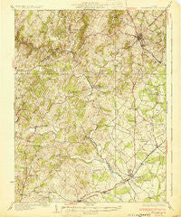 Warrenton Virginia Historical topographic map, 1:62500 scale, 15 X 15 Minute, Year 1930