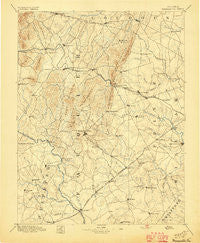 Warrenton Virginia Historical topographic map, 1:125000 scale, 30 X 30 Minute, Year 1894